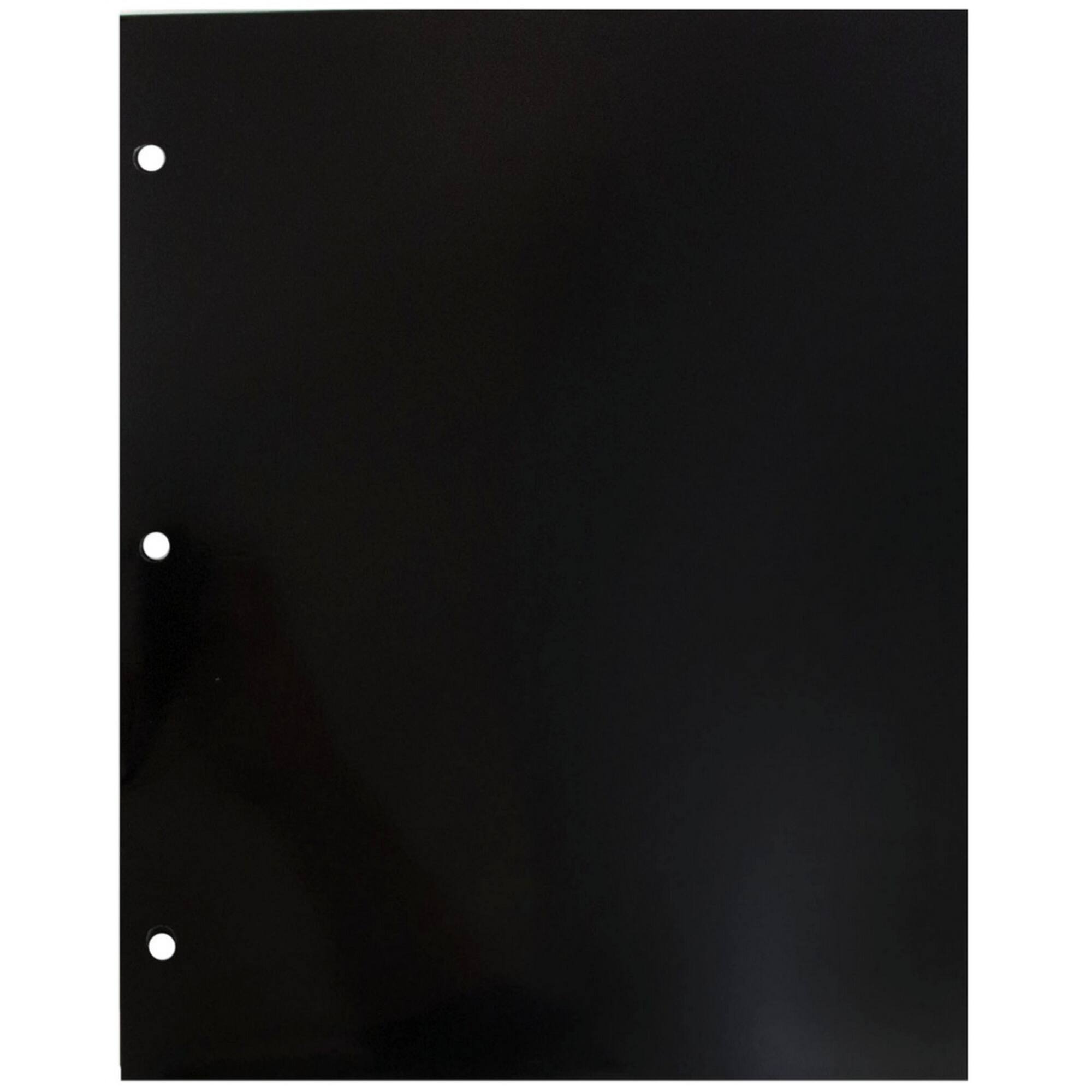 JAM Paper Laminated 2-Pocket Glossy 3-Hole Punch School Folders